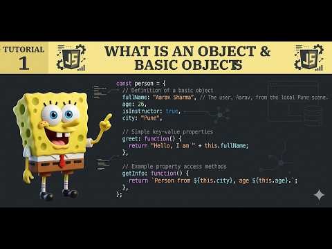 Javascript Objects || Basic Objects || Tutorial 1