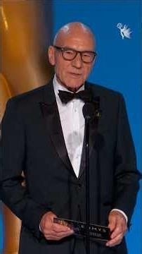 Patrick Stewart presents at the 73rd Primetime Emmy Awards