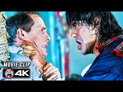 Rambo Destroys River Pirates Scene | RAMBO (2008) Movie CLIP 4K