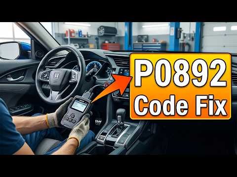 How To Fix P0892 Code - TCM Power Relay Sense Circuit Intermittent Problems