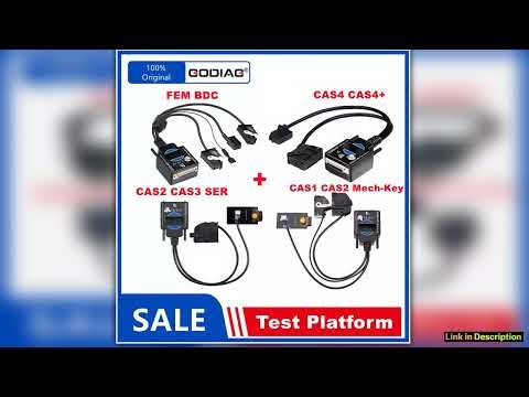 GODIAG CAS1 CAS2 MechKeyCAS2 CAS3 SER Semi Smart FEM BDCCAS4CAS4Test Platform for BMW work with VVD