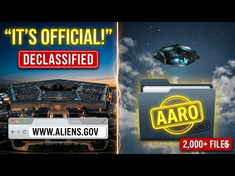 IT'S OFFICIAL: Pentagon Releases 2,000+ Alien Files on ALIENS.GOV 😱