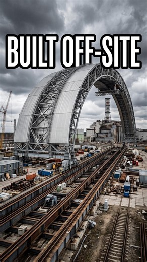 They Couldn't Build Chernobyl's Arch Next to the Reactor