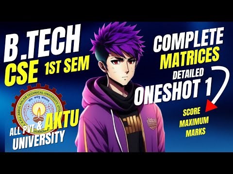 Types of Matrices Explained | Matrix for Beginners | BTech 1 year Math | AKTU @prep_sambhal_10_12th 