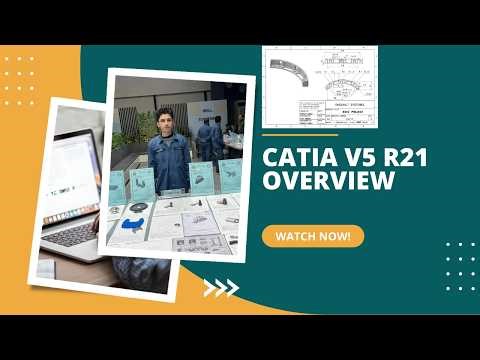 CATIA V5 R21 Basic Overview for Beginners | CAD Tutorial