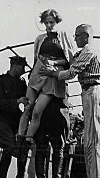 Neck broken during execution of Elisabeth Becker Nazi Stutthof camp guard