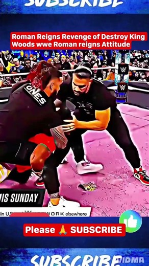 Roman Reigns Revenge of Destroy King Woods wwe Roman reigns Attitude #wwe #boxing #wrestling #sports