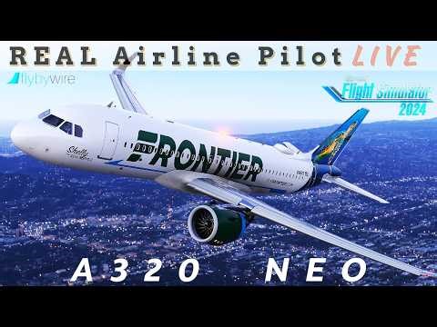 NEW Burbank! KBUR | From Default addon to TOP Freeware! | FBW320 |Real Airline Pilot | #msfs2024