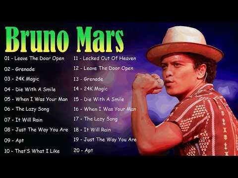 Bruno Mars | Popular Songs 2026 Playlist | When I Was Your Man, Just The Way You Are, 24K...