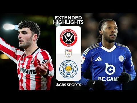 Sheffield United vs. Leicester City: Extended Highlights | EFL Championship | CBS Sports Golazo