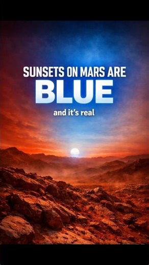 Sunsets on Mars Are BLUE 🔵 (And NASA Proved It)