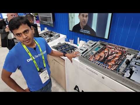 Dell PowerEdge XE9785L: 8x AMD Instinct MI355X, EPYC, 3U direct liquid cooling