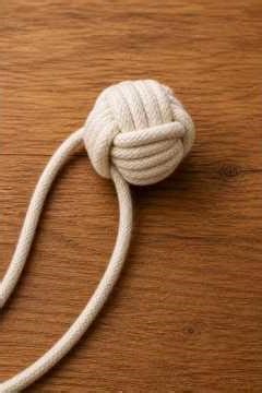 Monkey's Fist Knot #macrame #macrameknot #macrameknots #knot #knots #theknot #beginners #diymacrame