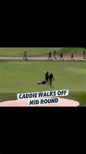 Tosti’s caddie, Cliff Ellis, walked off the course mid round in Asheville. #trending #golf #pga