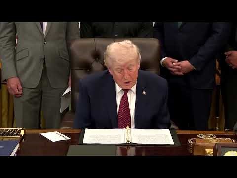 Trump signs order to accelerate access to psychedelic drug treatments