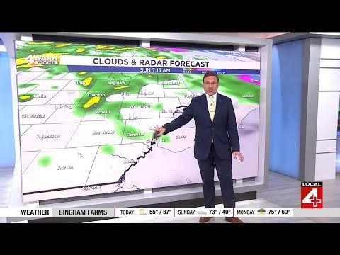 Metro Detroit Weather Forecast, April 11, 2026 -- 8:15 AM Update