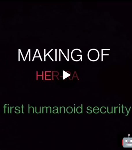 My Another Flagship Project ..Her-ra ...Humanoid Security Robot (2023–2024) Building Her-ra, 👻 my humanoid robot, was a major learning experience in my robotics journey. 🤖 This project helped… | Md Humza Rahman