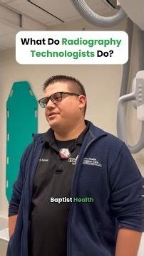 What Does a Radiography Technologist Do in a Hospital?