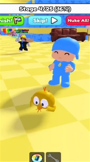 chicky play pocoyo prison run #roblox #chickyroblox #chicky #whereschicky #chickygameplay