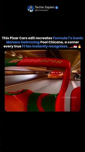 Only Real Formula 1 Fans Recognize This Monaco Grand Prix Corner | Cars Movie Meets F1 🏎️🔥