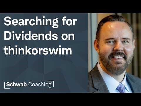 Building a Custom Dividend Stock Scan on thinkorswim | Investing in Dividend Stocks