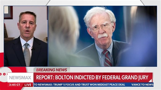 BREAKING NEWS: Former National Security Adviser John Bolton has been indicted by a federal grand jury. | NEWSMAX