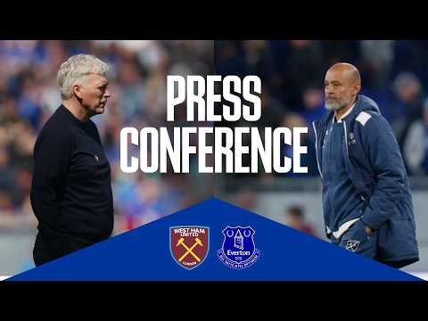 WEST HAM v EVERTON | Live post-match manager reaction