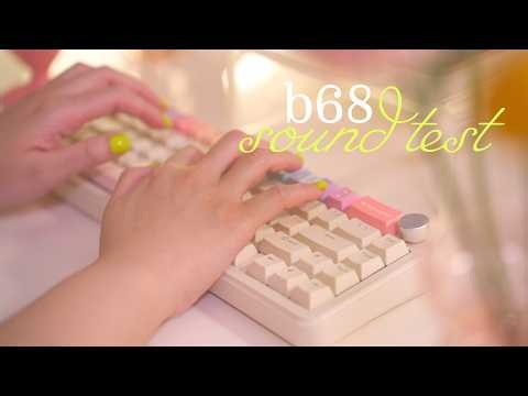 yunzii b68 sound test 🍡 mechanical keyboard typing asmr