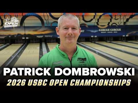 U.S. Open champion Patrick Dombrowski rolls 300 at 2026 USBC Open Championships