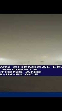 Unknown chemical leak in Ohio prompts evacuations and shelter-in-place