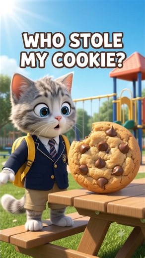 🍪 WHO STOLE MY GIANT COOKIE?! 😱🐾 #kidslearning #miloquest
