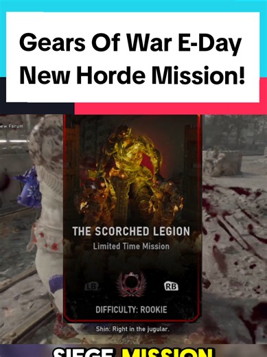 New Gears Of War E-Day Horde Siege Mission!