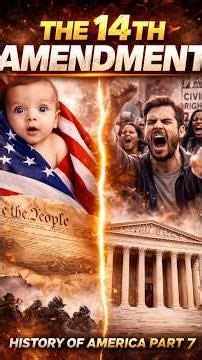 “The 14th Amendment Explained in 5 Minutes 🇺🇸 | History of America Part 7” #amoreperfectunion