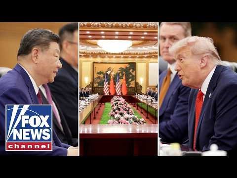 WATCH: Trump, Xi begin talks in Beijing
