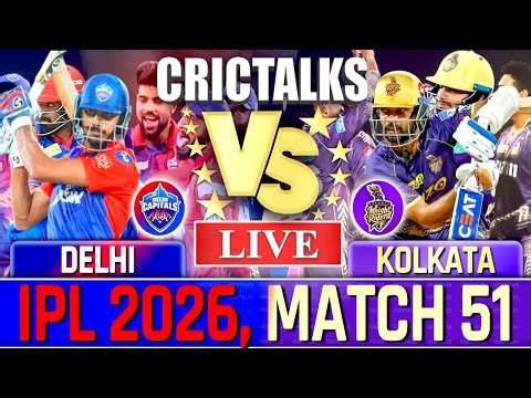 Live: DC vs KKR Live Match Today, IPL 2026 Live Cricket Score & Commentary, Delhi vs Kolkata