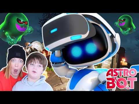 Astro Bot Spooky Time All Collectibles & Secrets Gameplay | Kids Gaming with Ima and Jessy