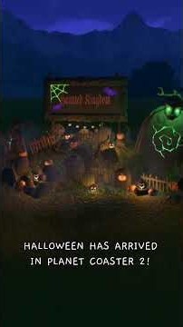 Halloween Has Arrived In Planet Coaster 2! #planetcoaster
