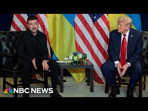 LIVE: Trump holds meeting with Zelenskyy at NATO summit | NBC News