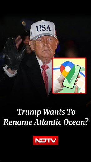 Trump Says He Asked Google’s Sundar Pichai To Rename Atlantic Ocean ‘Trump Ocean'
