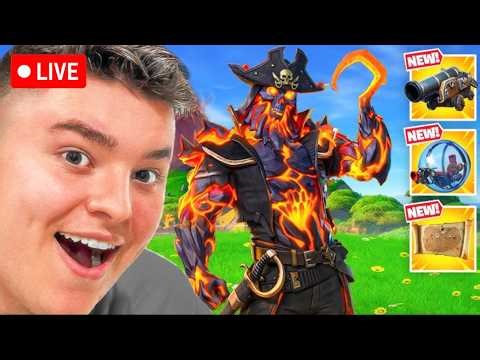 🔴LIVE! - FORTNITE NEW UPDATE AND VBUCKS CUSTOMS AND BATTLE PASS GIVEAWAY