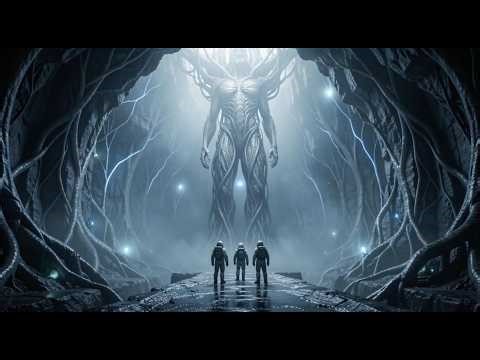 The Descent: Exploring an Alien Cave System | Cinematic Sci-Fi Ambience (4K)