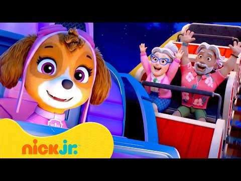 Roller Coaster Rides and Rescues at the Carnival! 🎡 w/ Skye | PAW Patrol | Nick Jr.