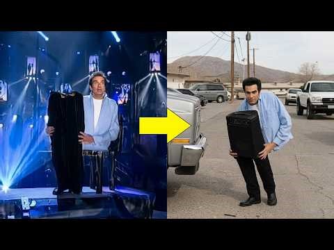 David Copperfield Half Body Illusion Magic Tricks Tutorial