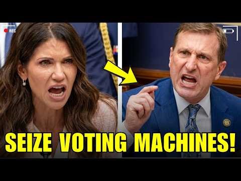 Goldman PRESSES Noem on Controversial Voting Machine Seizure Plan