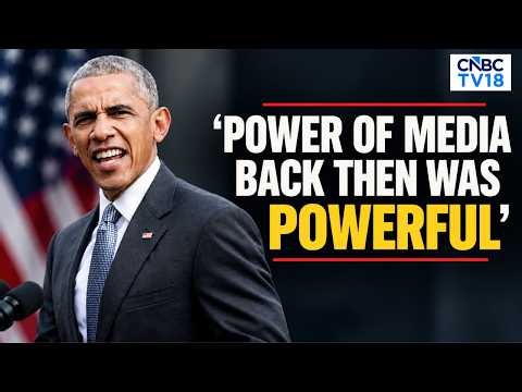 Barack Obama on 2004 DNC Speech: 'Power of Media Back Then Was Powerful' | N18G | CNBC TV18