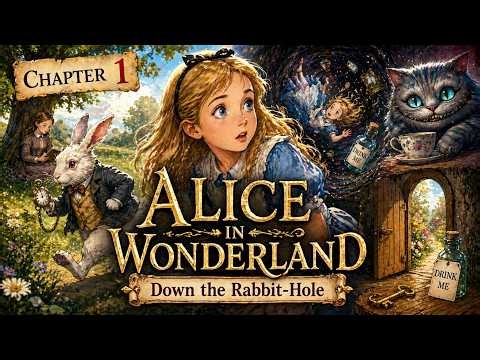 Alice in Wonderland Chapter 1 Audiobook | Down the Rabbit Hole (Bedtime Story)