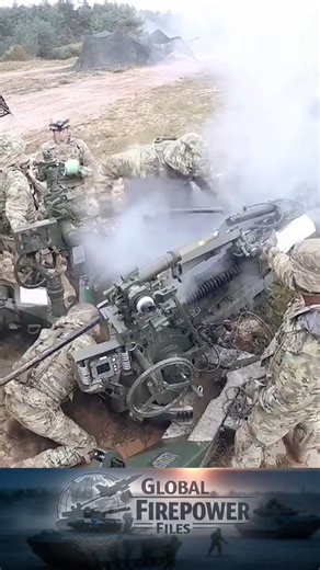 When a Artillery Gun Becomes a Sniper Rifle... M777A2 Direct Fire! #Military #Shorts #army