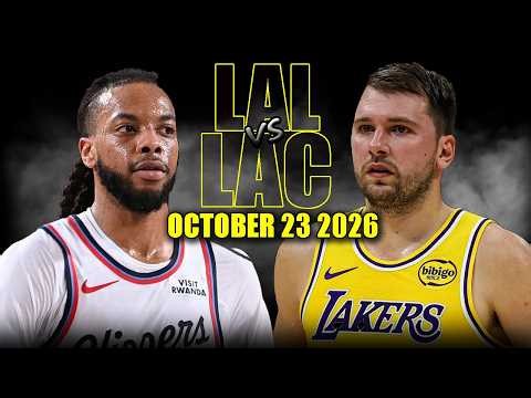 Los Angeles Lakers vs Los Angeles Clippers Full Game Highlights - October 23, 2026 | NBA Season