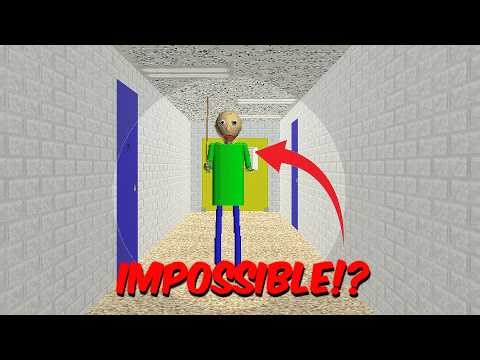 I Beat The IMPOSSIBLE Baldi's Basics Prototype