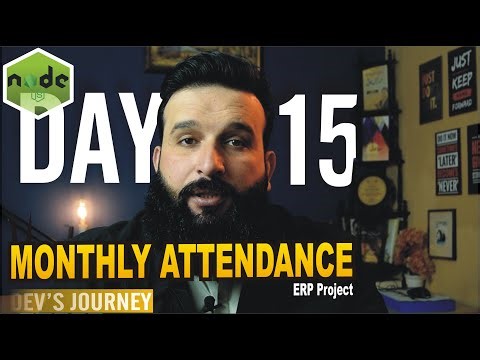 Day 15 | Monthly Attendance Report in ERP System (Step-by-Step Tutorial) | اردو/हिंदी